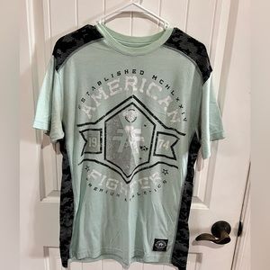 American fighter men’s tee